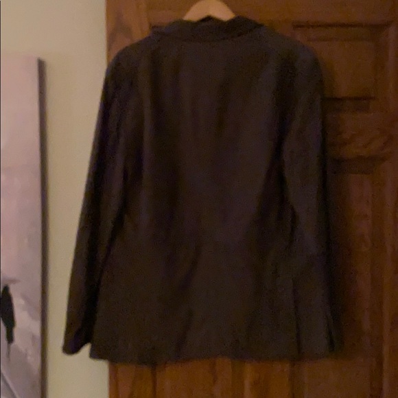 Strellson khaki brown leather/suede coat - Picture 2 of 10